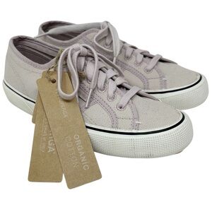 Superga Purple Pink Organic Cotton Canvas Natural Dyed Sneakers Sz 7.5 Women